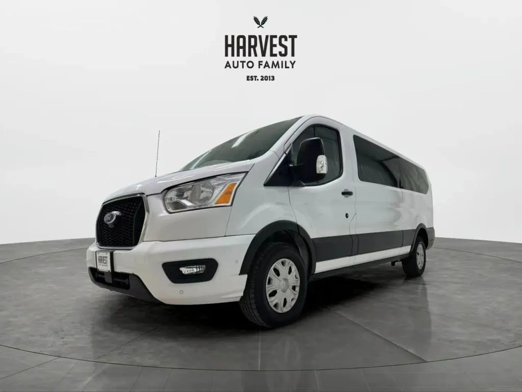 White 2022 Ford Transit 350 Passenger Van XLT w/Low Roof Van 3D for sale in Wahoo, NE