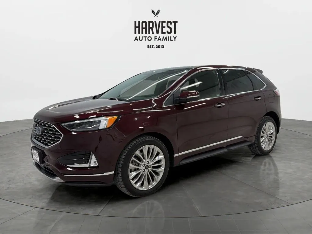 Red 2020 Ford Edge Titanium Sport Utility 4D for sale in Wahoo, NE