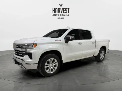 White 2024 Chevrolet Silverado 1500 Crew Cab LTZ Pickup 4D 5 3/4 ft for sale in Wahoo, NE