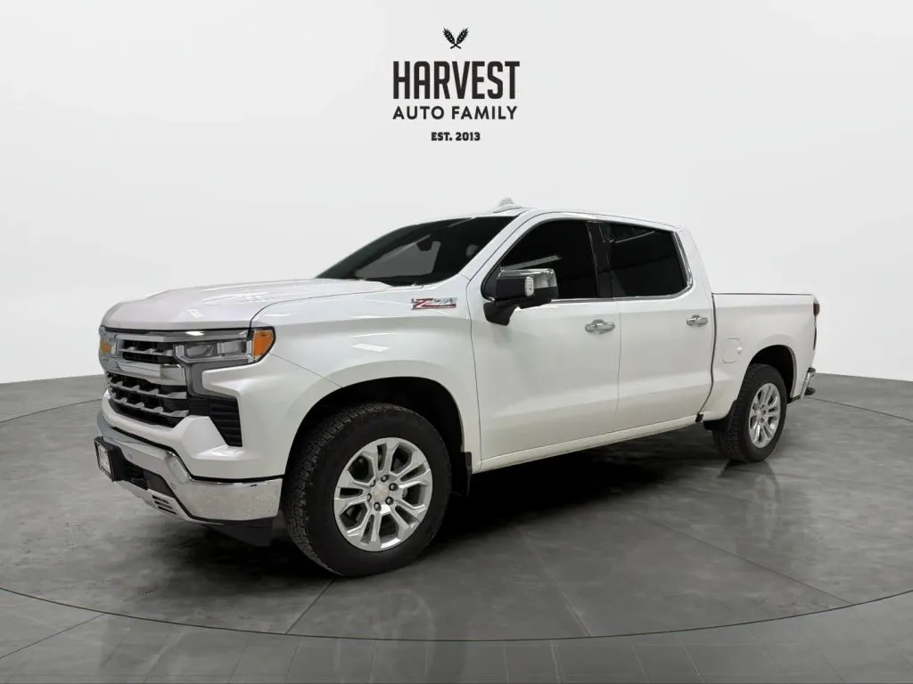 White 2024 Chevrolet Silverado 1500 Crew Cab LTZ Pickup 4D 5 3/4 ft for sale in Wahoo, NE