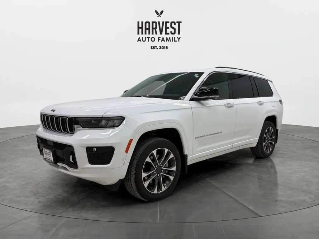 White 2023 Jeep Grand Cherokee L Overland Sport Utility 4D for sale in Wahoo, NE