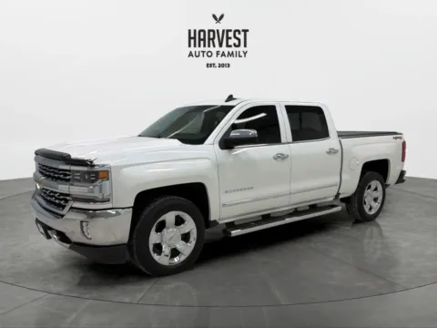 White 2018 Chevrolet Silverado 1500 Crew Cab LTZ Pickup 4D 5 3/4 ft for sale in Wahoo, NE