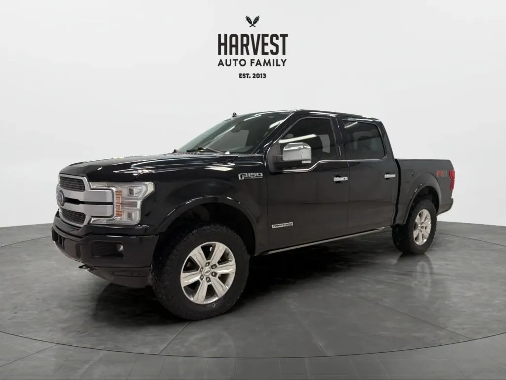 Black 2018 Ford F-150 SuperCrew Cab Platinum Pickup 4D 5 1/2 ft for sale in Wahoo, NE