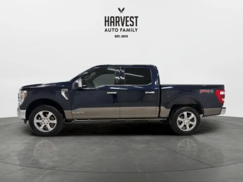 Photos of 2021 Ford F-150 SuperCrew Cab King Ranch Pickup 4D 5 1/2 ft for sale in Wahoo, NE at Harvest Auto Family