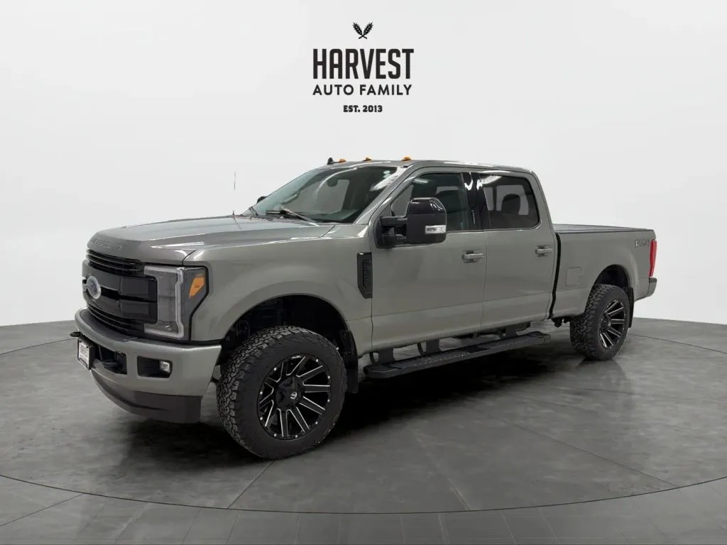 Silver 2019 Ford F250 Super Duty Crew Cab Lariat Pickup 4D 6 3/4 ft for sale in Wahoo, NE