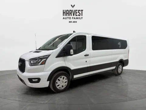 White 2023 Ford Transit 350 Passenger Van XLT w/Low Roof Van 3D for sale in Wahoo, NE