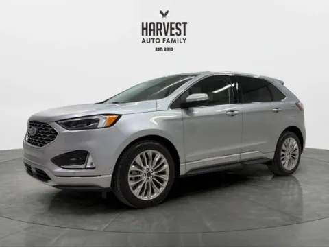 Silver 2022 Ford Edge Titanium Sport Utility 4D for sale in Wahoo, NE