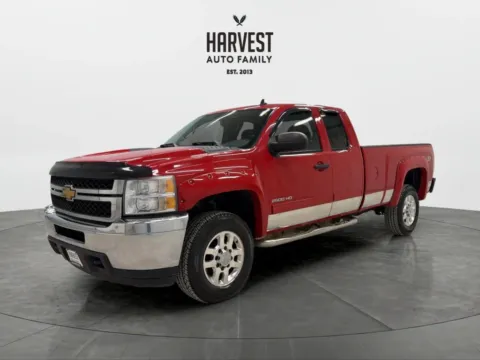 Red 2011 Chevrolet Silverado 2500 HD Extended Cab LT Pickup 4D 8 ft for sale in Wahoo, NE