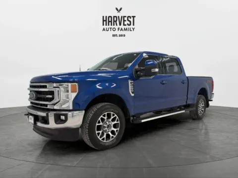 Blue 2022 Ford F250 Super Duty Crew Cab Lariat Pickup 4D 6 3/4 ft for sale in Wahoo, NE