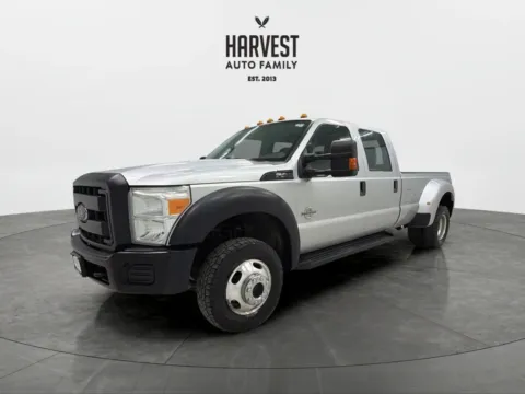 Silver 2014 Ford F450 Super Duty Crew Cab XL Pickup 4D 8 ft for sale in Wahoo, NE