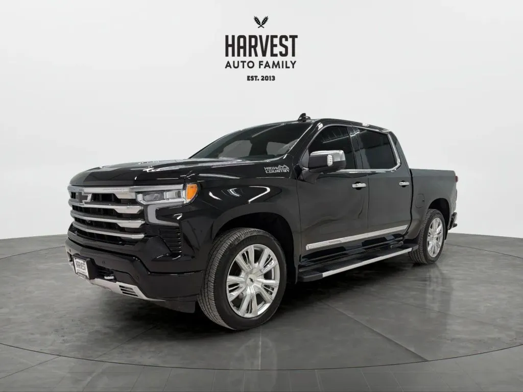 Black 2024 Chevrolet Silverado 1500 Crew Cab High Country Pickup 4D 5 3/4 ft for sale in Wahoo, NE