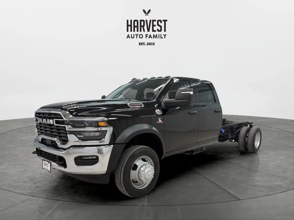 Black 2025 Ram 5500 Crew Cab & Chassis Tradesman w/197' WB Cab & Chassis 4D for sale in Wahoo, NE