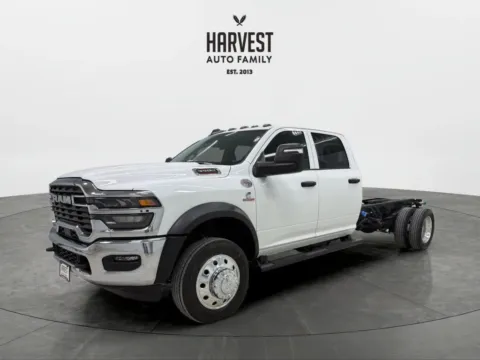 White 2025 Ram 5500 Crew Cab & Chassis Tradesman w/197' WB Cab & Chassis 4D for sale in Wahoo, NE