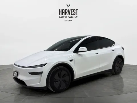 White 2026 Tesla Model Y Long Range Sport Utility 4D for sale in Wahoo, NE