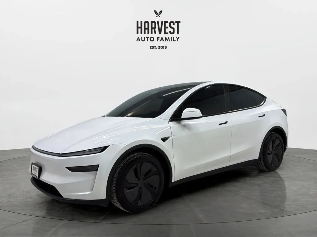 White 2026 Tesla Model Y Long Range Sport Utility 4D for sale in Wahoo, NE