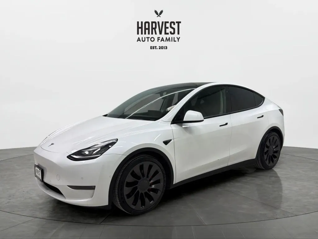 White 2020 Tesla Model Y Performance Sport Utility 4D for sale in Wahoo, NE