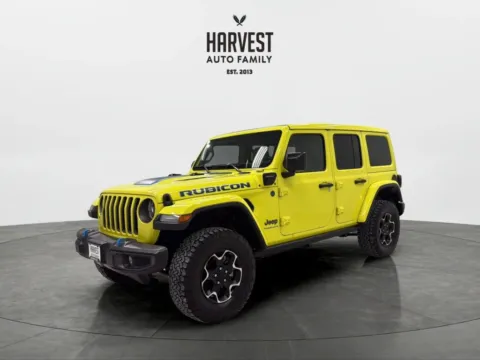 Yellow 2023 Jeep Wrangler 4xe Rubicon 4xe Sport Utility 4D for sale in Wahoo, NE