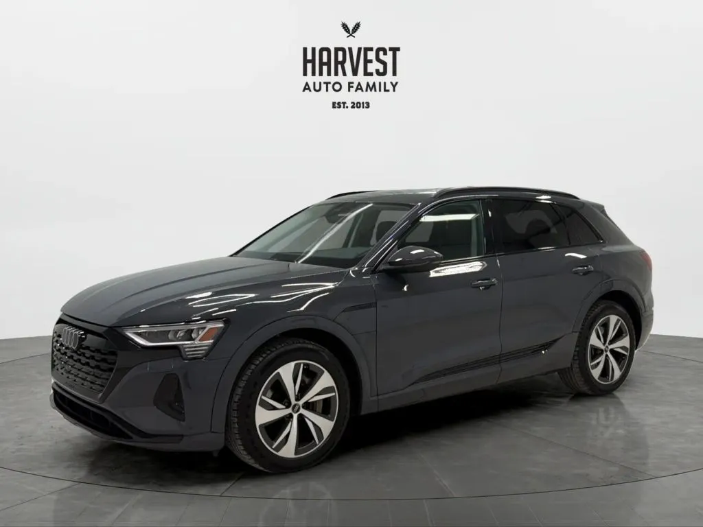 Gray 2024 Audi Q8 e-tron Premium Sport Utility 4D for sale in Wahoo, NE