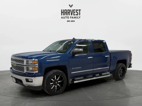 Blue 2015 Chevrolet Silverado 1500 Crew Cab LT Pickup 4D 5 3/4 ft for sale in Wahoo, NE