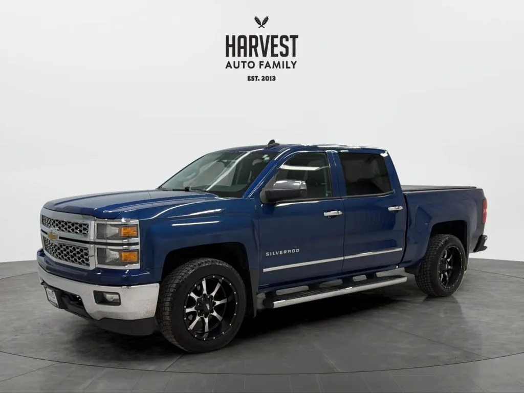 Blue 2015 Chevrolet Silverado 1500 Crew Cab LT Pickup 4D 5 3/4 ft for sale in Wahoo, NE