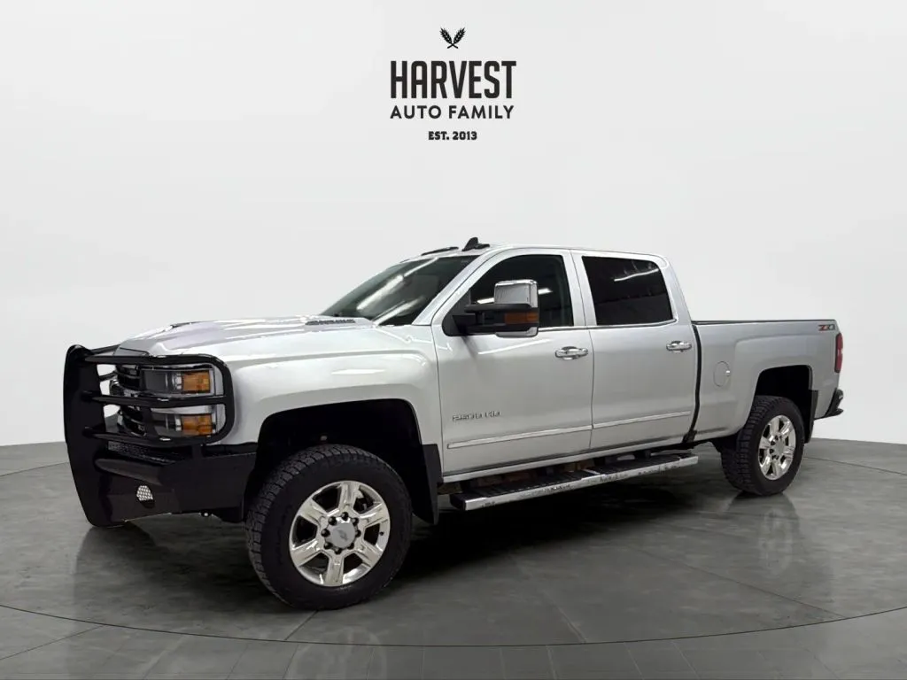 Silver 2019 Chevrolet Silverado 2500 HD Crew Cab LTZ Pickup 4D 6 1/2 ft for sale in Wahoo, NE