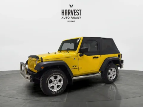 Yellow 2009 Jeep Wrangler X Sport Utility 2D for sale in Wahoo, NE