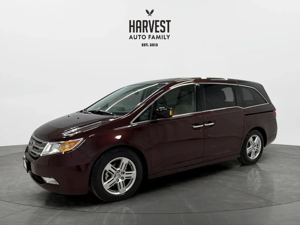 Red 2013 Honda Odyssey Touring Minivan 4D for sale in Wahoo, NE