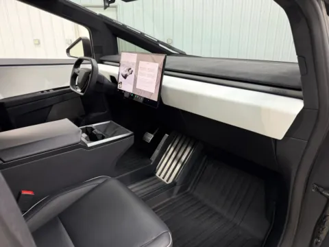 Another view of 2024 Tesla Cybertruck Cyberbeast Pickup 4D 6 ft for sale in Wahoo, NE at Harvest Auto Family