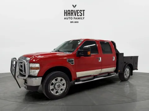 Red 2010 Ford F350 Super Duty Crew Cab Lariat Pickup 4D 6 3/4 ft for sale in Wahoo, NE