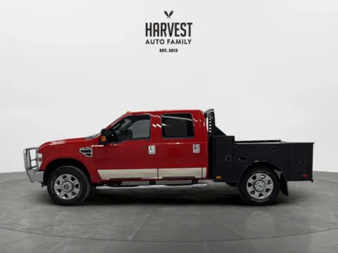 Photos of 2010 Ford F350 Super Duty Crew Cab Lariat Pickup 4D 6 3/4 ft for sale in Wahoo, NE at Harvest Auto Family