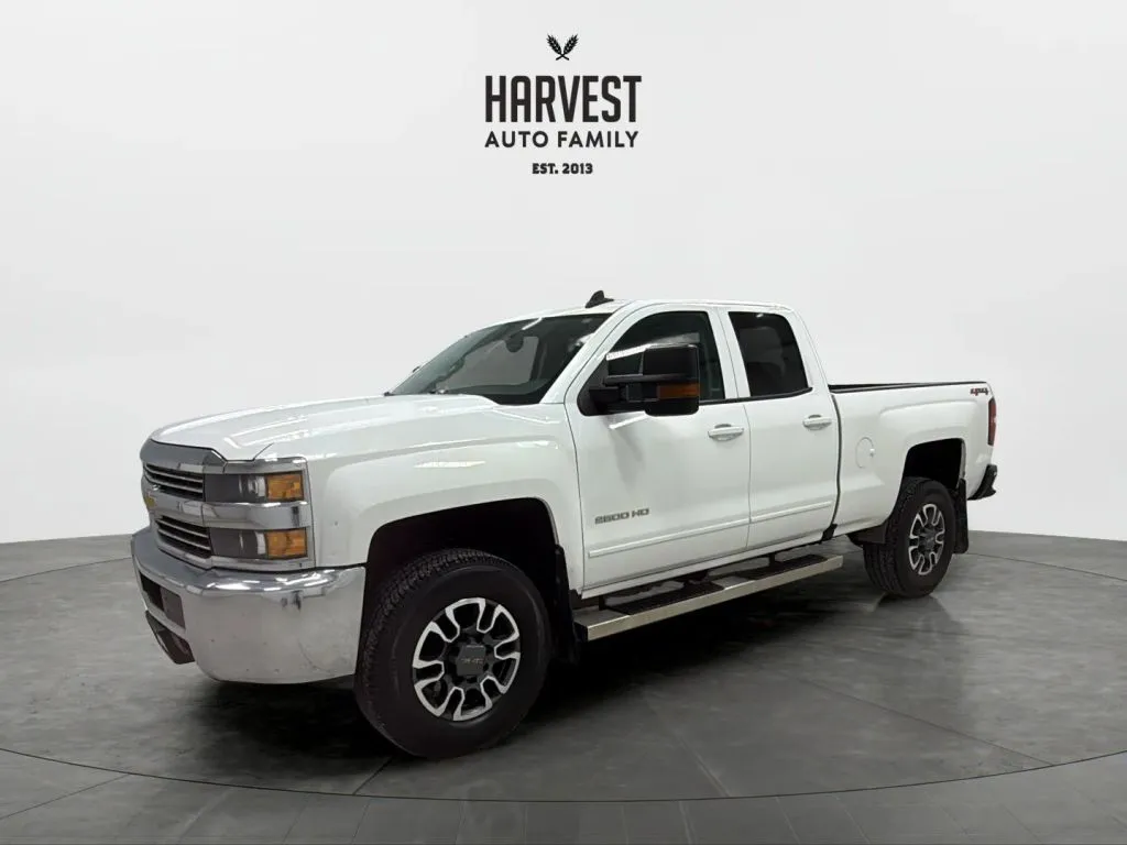 White 2018 Chevrolet Silverado 2500 HD Double Cab LT Pickup 4D 6 1/2 ft for sale in Wahoo, NE
