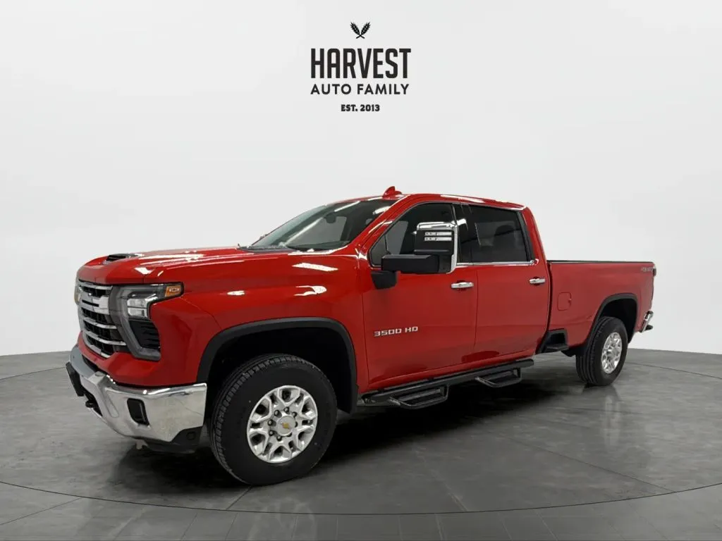Red 2024 Chevrolet Silverado 3500 HD Crew Cab LTZ Pickup 4D 8 ft for sale in Wahoo, NE