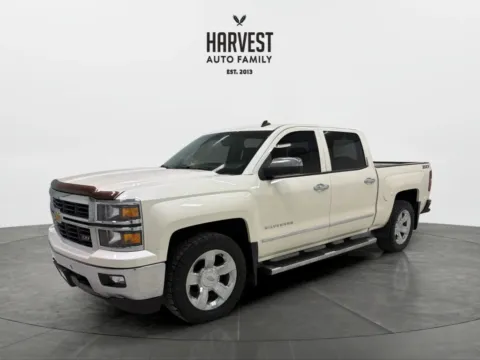 White 2014 Chevrolet Silverado 1500 Crew Cab Z71 LT Pickup 4D 5 3/4 ft for sale in Wahoo, NE