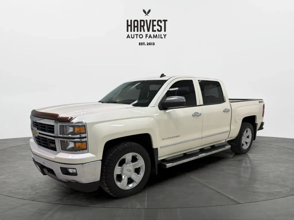 White 2014 Chevrolet Silverado 1500 Crew Cab Z71 LT Pickup 4D 5 3/4 ft for sale in Wahoo, NE