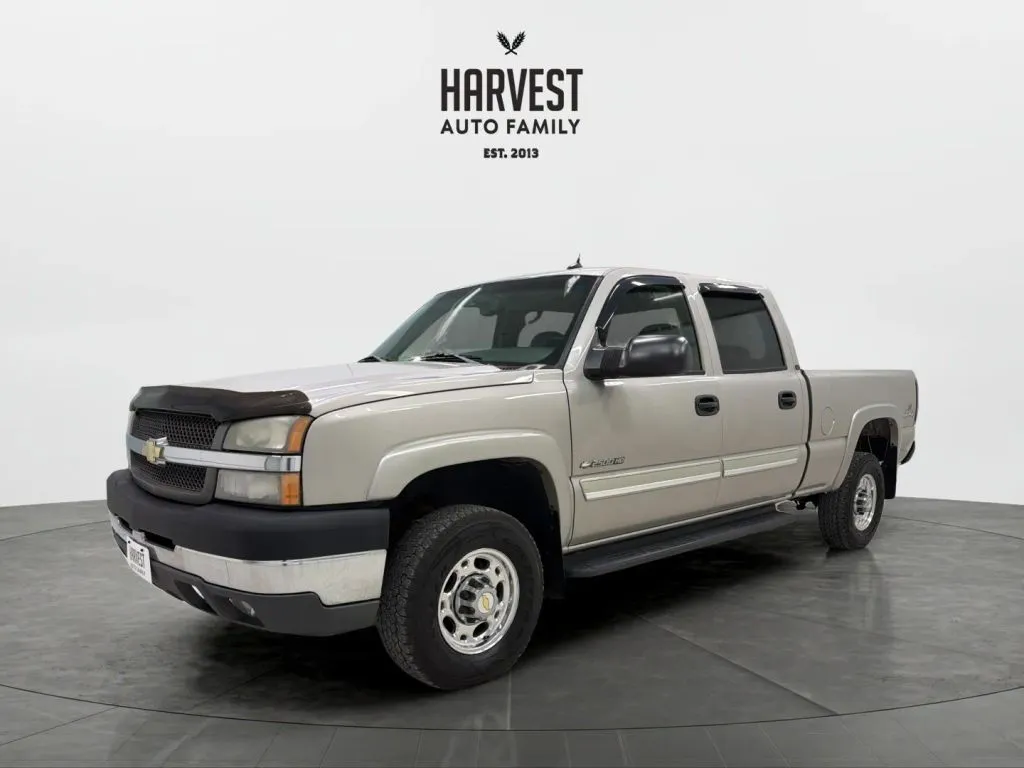 Beige 2004 Chevrolet Silverado 2500 HD Crew Cab LT Pickup 4D 6 1/2 ft for sale in Wahoo, NE