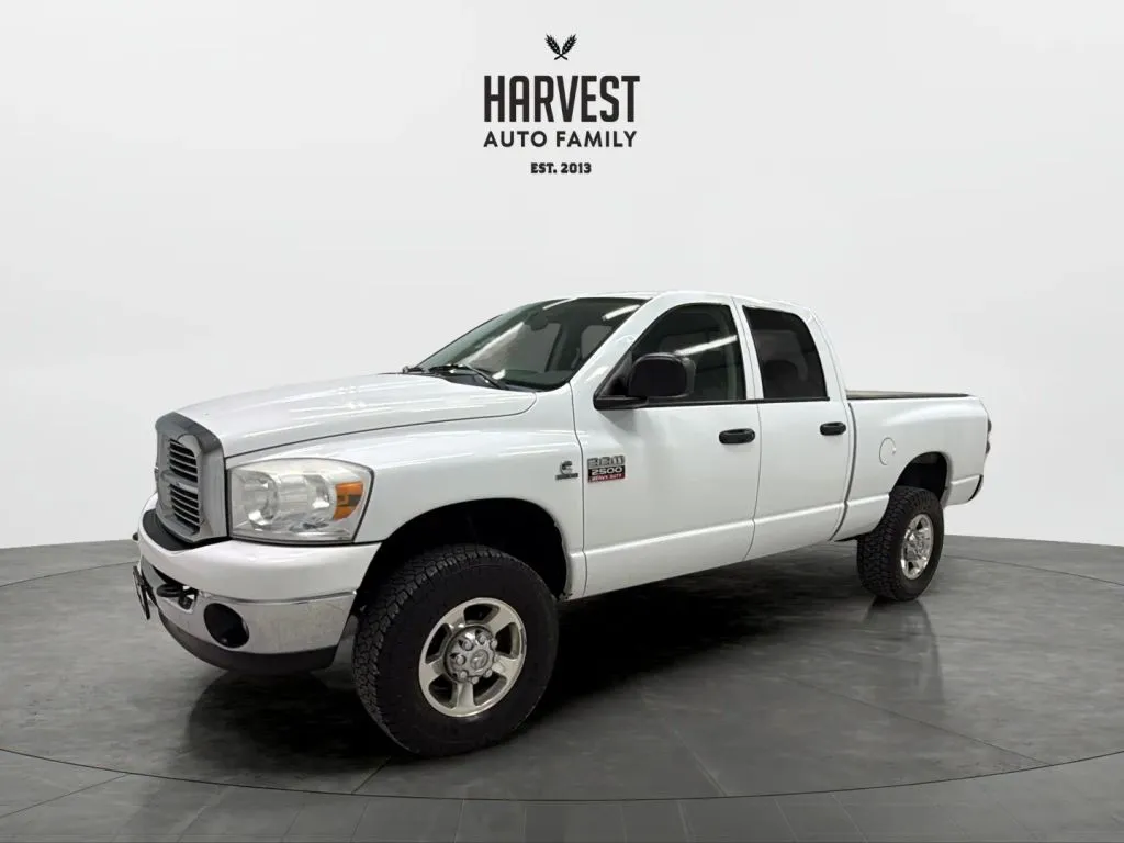 White 2008 Dodge Ram 2500 Quad Cab SLT Pickup 4D 6 1/4 ft for sale in Wahoo, NE