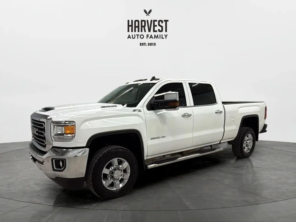 White 2019 GMC Sierra 2500 HD Crew Cab SLT Pickup 4D 6 1/2 ft for sale in Wahoo, NE