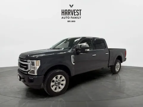Gray 2021 Ford F250 Super Duty Crew Cab Platinum Pickup 4D 6 3/4 ft for sale in Wahoo, NE