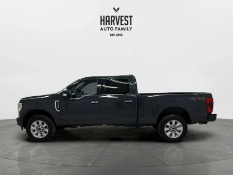 Photos of 2021 Ford F250 Super Duty Crew Cab Platinum Pickup 4D 6 3/4 ft for sale in Wahoo, NE at Harvest Auto Family