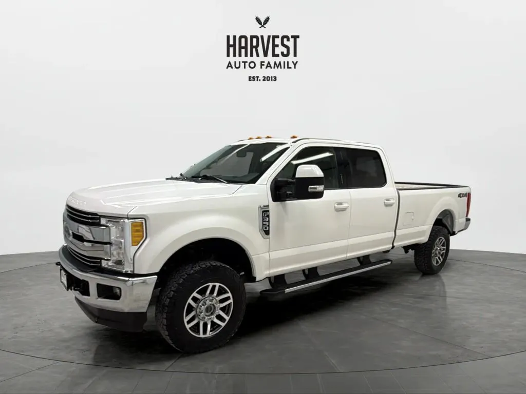 White 2017 Ford F350 Super Duty Crew Cab Lariat Pickup 4D 8 ft for sale in Wahoo, NE