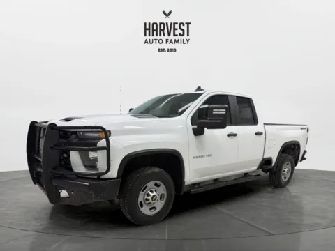 White 2020 Chevrolet Silverado 2500 HD Double Cab Work Truck Pickup 4D 6 1/2 ft for sale in Wahoo, NE