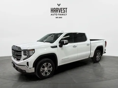 White 2026 GMC Sierra 1500 Crew Cab SLT Pickup 4D 5 3/4 ft for sale in Wahoo, NE