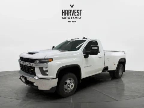 White 2021 Chevrolet Silverado 3500 HD Regular Cab LT Pickup 2D 8 ft for sale in Wahoo, NE