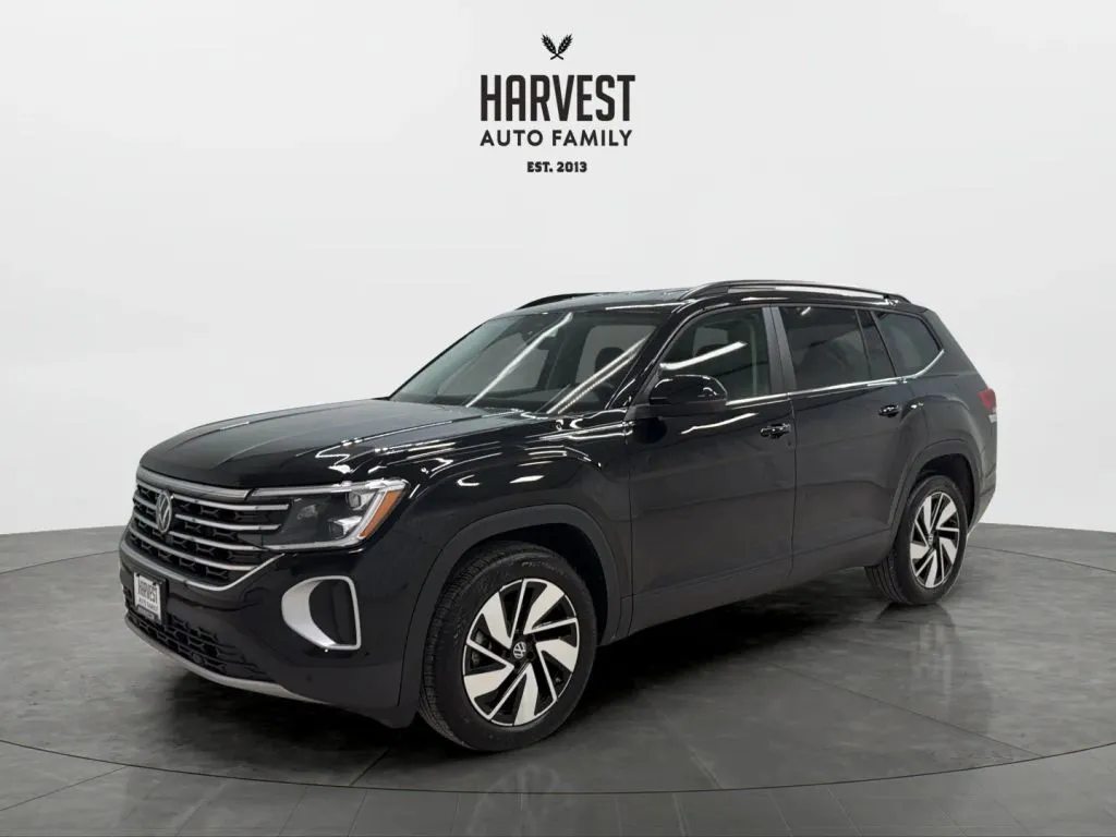 Black 2026 Volkswagen Atlas SE 4MOTION w/Tech Pkg Sport Utility 4D for sale in Wahoo, NE
