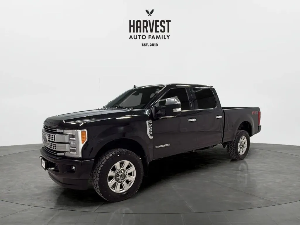 Black 2019 Ford F250 Super Duty Crew Cab Platinum Pickup 4D 6 3/4 ft for sale in Wahoo, NE