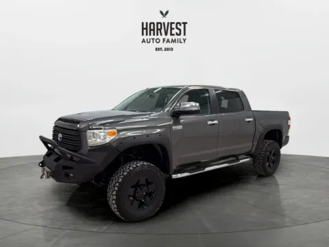 Gray 2014 Toyota Tundra CrewMax Platinum Pickup 4D 5 1/2 ft for sale in Wahoo, NE
