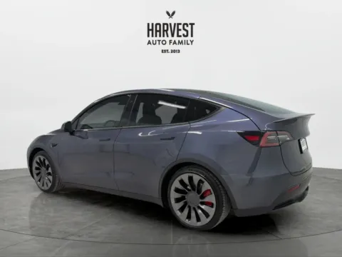 Another view of 2022 Tesla Model Y Performance Sport Utility 4D for sale in Wahoo, NE at Harvest Auto Family