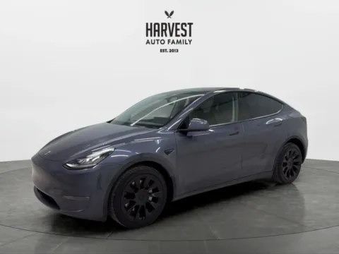 Gray 2023 Tesla Model Y Long Range Sport Utility 4D for sale in Wahoo, NE
