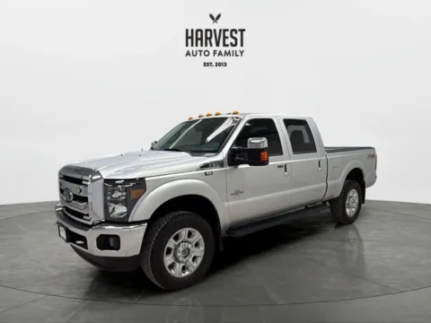 Silver 2016 Ford F350 Super Duty Crew Cab Lariat Pickup 4D 6 3/4 ft for sale in Wahoo, NE