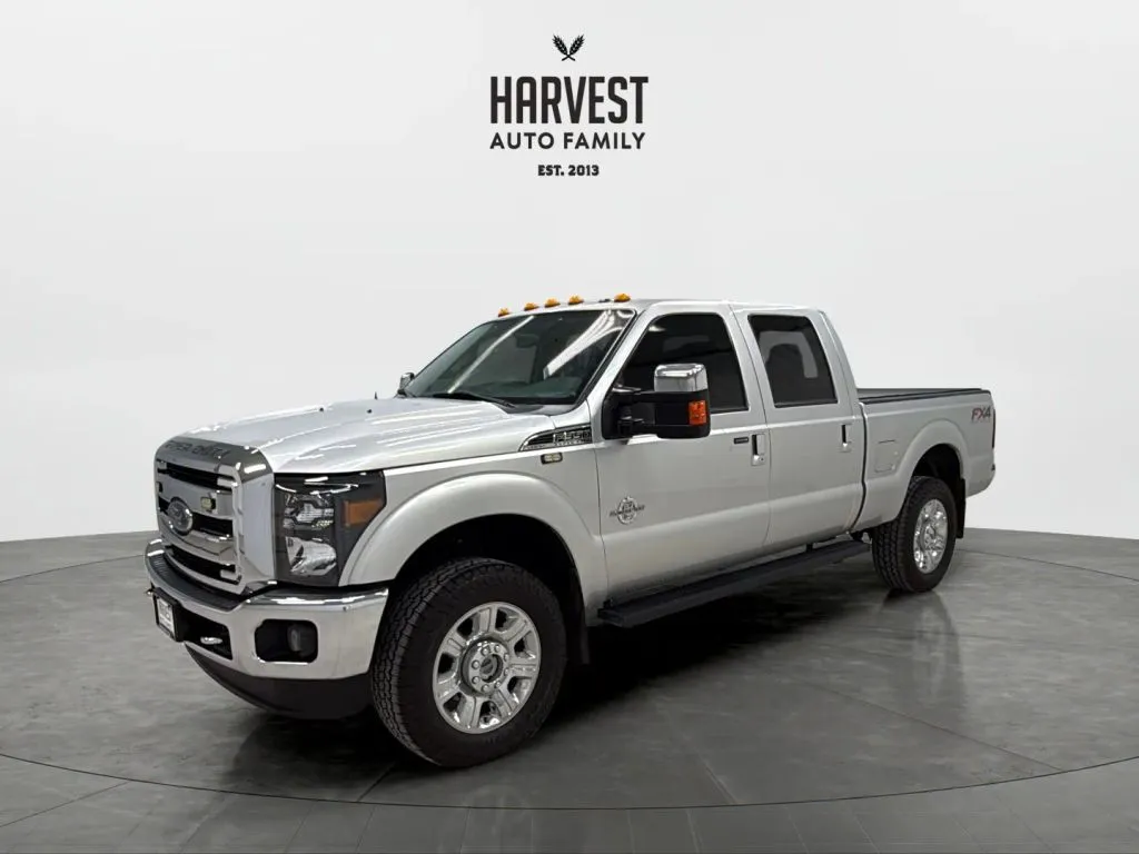 Silver 2016 Ford F350 Super Duty Crew Cab Lariat Pickup 4D 6 3/4 ft for sale in Wahoo, NE